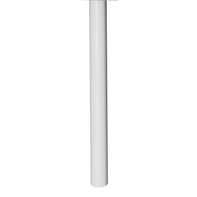 3253310174467-Angle de Liaison à 90° IDRA/DUAL - Pied blanc - plateau imitation Merisier--1