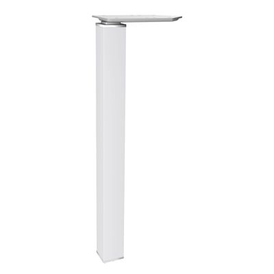 3253310163751-Bureau droit EXPRIM - L140 cm - Plateau imitation Erable - Pieds blanc--2