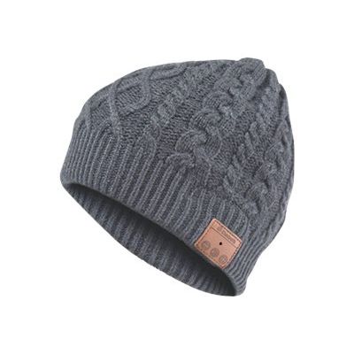 690590528192-Bonnet connecté Archos Music Beany - avec écouteurs intégrés en Bluetooth - gris-Avant-0