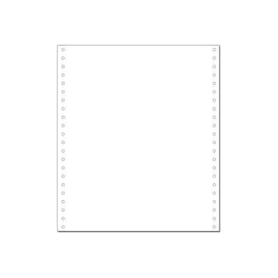 3130630621317-Exacompta - Papier listing blanc - 1000 feuilles 240 mm x 11" - bandes Caroll détachables - micro-Avant-0
