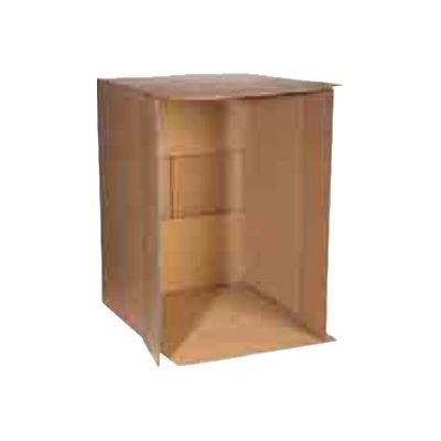 3597320164835-Carton déménagement - 35 cm x 23 cm x 25 cm - simple cannelure - Antalis-Angle gauche-1