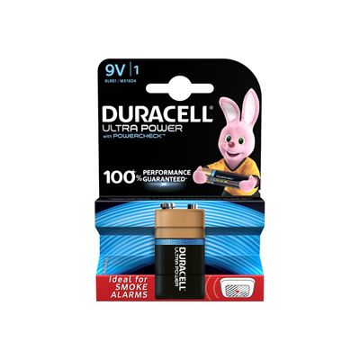 5000394105416-DURACELL Ultra MX1604 - 1 pile alcaline - 6LR61 9V-Avant-0
