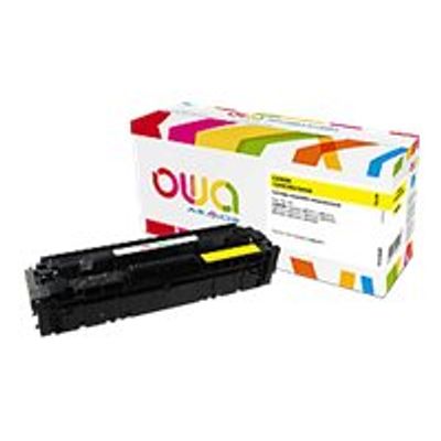 3112539740894-Cartouche laser compatible Canon 045H - jaune - Owa K18166OW-Avant-0