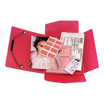 3130630508892-Exacompta Chromaline - Chemise à 3 rabats - A6 - pour 75 feuilles - disponible dans différentes -Avant-4