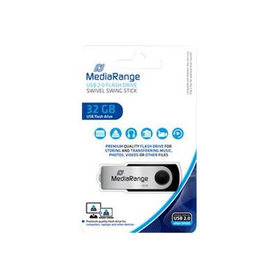 4260057127778-MediaRange USB Flash-Drive - clé USB 32 Go - USB 2.0-Avant-2