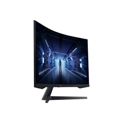 8806092005686-Samsung Odyssey G5 C27G55TQWR - écran LED 27" - incurvé -Angle gauche-4