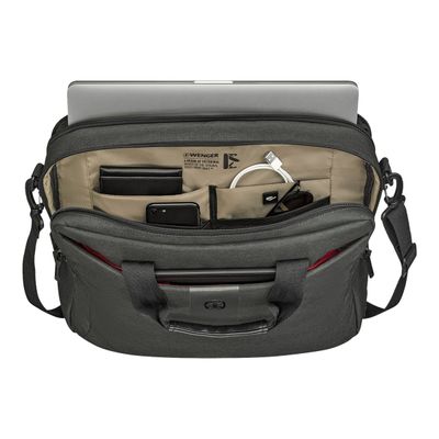 7613329169612-Wenger MX ECO Brief - Sac à dos pour ordinateur portable 16" - gris-Arrière-4
