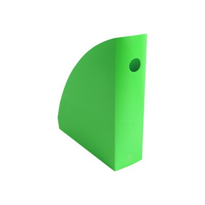 9002493111400-Exacompta Mag-Cube - 6 Porte-revues vert pomme-Angle gauche-1