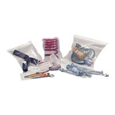 3760028771708-Logistipack - 100 Sachets à fermeture zip - 80 x 120 mm - transparent-Avant-0