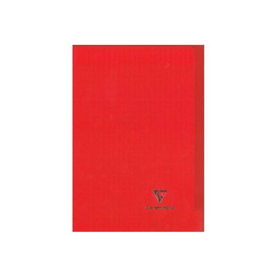 3037929814040-Clairefontaine Koverbook - Cahier polypro 24 x 32 cm - 96 pages - grands carreaux (Seyes) - rouge-Avant-0