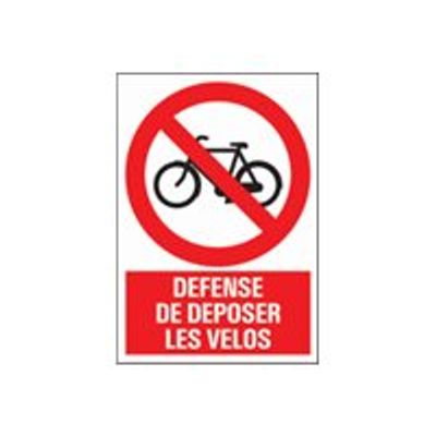 8711234129154-Pickup - Panneau Interdiction aux vélos - 230 x 330 mm-Avant-0