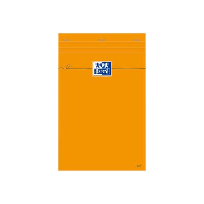 3020120815022-Oxford - Pack de 5 Blocs notes - A4 + - 160 pages - blanc - 80g - orange-Avant-0