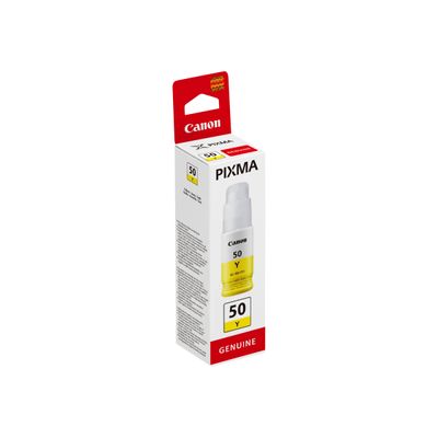 4549292134216-Canon GI-50 - jaune - réservoir d'encre original-Angle gauche-1