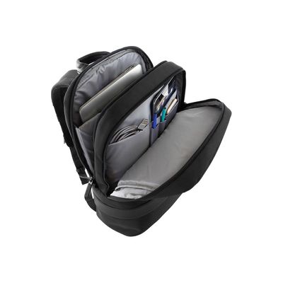 8032572150076-Nava Easy+ Large - Sac à dos pour ordinateur portable 15,6" et porte-Ipad - noir-Angle gauche-4