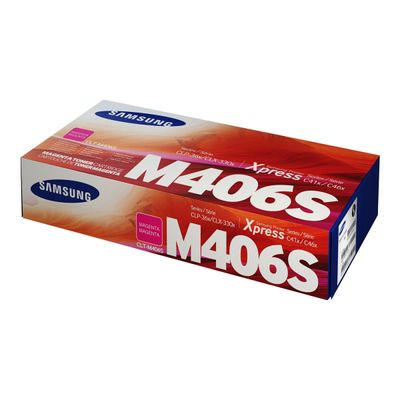 0191628445714-Samsung CLT-406S - magenta - cartouche laser d'origine-Angle droit-1