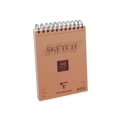 3329680966060-Clairefontaine Fine Arts - Bloc dessin croquis - 100 feuilles - A5 - 90 gr - blanc-Angle gauche-1