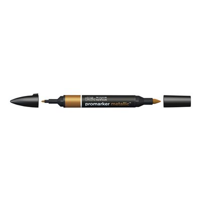 884955069172-ProMarker - Marqueur double pointe - cuivre métallique-Angle gauche-0