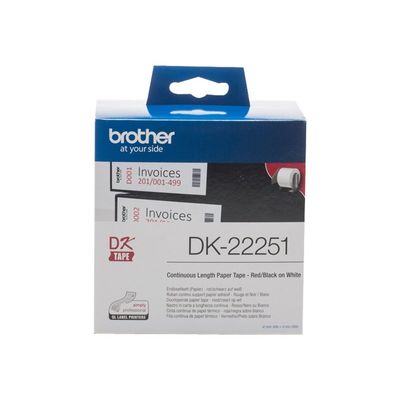 4977766766746-Brother DK-22251 - Ruban d'étiquettes auto-adhésives - 1 rouleau (62 mm x 15 m) - fond blanc éc-Avant-3