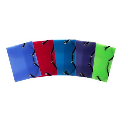 3130630508892-Exacompta Chromaline - Chemise à 3 rabats - A6 - pour 75 feuilles - disponible dans différentes -Avant-2