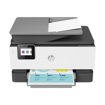 193424191338-HP Officejet Pro 9013 All-in-One - imprimante multifonction jet d'encre couleur A4 - USB 2.0, LAN, -Avant-1