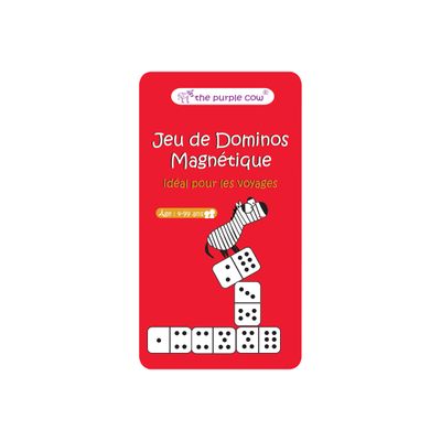 3108722903719-The Purple Cow - Jeu de voyage magnétique - Dominos-Avant-0