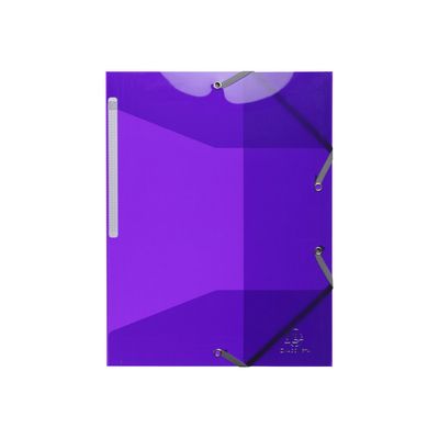 3130630556701-Exacompta Iderama PP - Chemise polypro à rabats - A4 - pour 250 feuilles - disponible dans diffé-Avant-1
