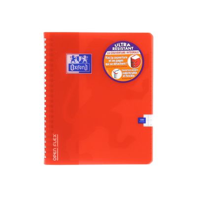 3020121072868-Oxford Openflex - Cahier polypro à spirale 17 x 22 cm - 180 pages - grands carreaux (Seyes) - disponible dans-Avant-5