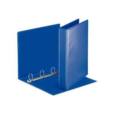 5701216497152-Esselte ESSENTIALS - Classeur à anneaux personnalisable - Dos 51 mm - A4 - pour 280 feuilles - bl-Avant-0