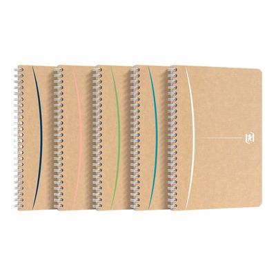 3020120163376-Oxford Touareg - Cahier A5 - 180 pages - grands carreaux (Seyes)-Angle gauche-8