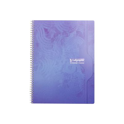 3210330005607-Calligraphe 7000 - Cahier à spirale 24 x 32 cm - 180 pages - petits carreaux (5x5 mm) - disponible dans-Avant-1