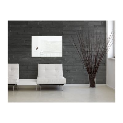 4004360887659-Sigel Artverum - Tableau magnétique en verre - 78 x 48 cm - blanc-Avant-4
