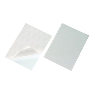 4005546803180-DURABLE POCKETFIX - 3 Pochettes autocollantes - A4 - transparent-Angle droit-0