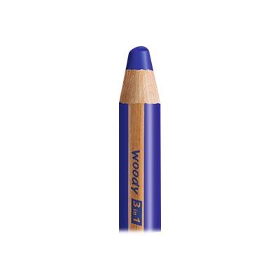 4006381117388-Stabilo woody 3 in 1 - 6 Crayons de couleur - 10 mm - couleurs assorties-Gros plan-1
