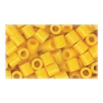 3471057310133-PERLOU - 1000 perles à repasser  - 5 mm - jaune-Gros plan-0
