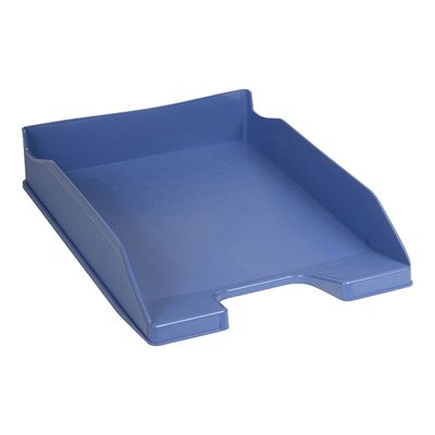 9002493018891-Exacompta Forever - Corbeille à courrier bleu-Angle gauche-1