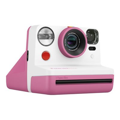9120096772238-Polaroid Now - appareil photo instantané i-Type - rose-Angle gauche-0