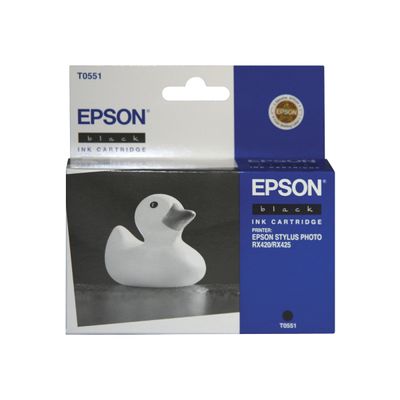 0400001305515-Epson T0551 Canard - noir - cartouche d'encre originale-Avant-1