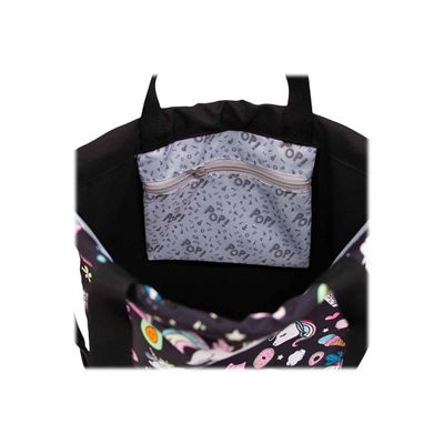 8445118025675-Oh My Pop! Illusion - Sac à dos piscine cordon - 1 compartiment - noir - Karactermania-Intérieur-4