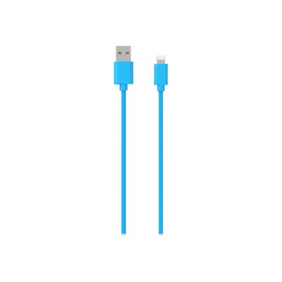 3701263512558-JAYM POP Collection - Câcle USB vers Lightning - 1.5 m - bleu-Avant-0