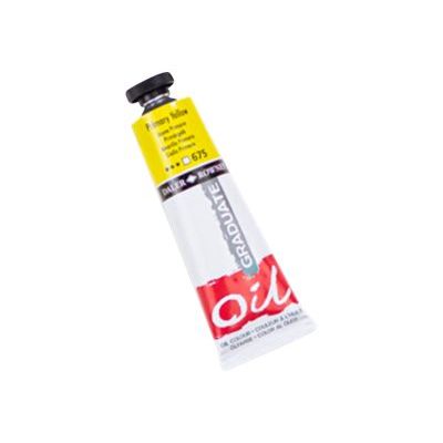50807864-Daler-Rowney Graduate 675 - Peinture à huile - 38 ml - jaune primaire-Angle gauche-0
