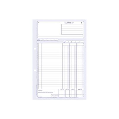 3416790021229-ELVE - Manifold Carnet de factures - 50 tripli - 21 x 14 cm-Avant-1