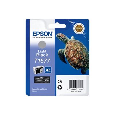 8715946479491-Epson T1577XL Tortue - noir - cartouche d'encre originale-Avant-1