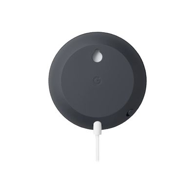 0193575000923-Google Nest Mini - Gen 2 - enceinte connectée intelligent - charbon-Arrière-1