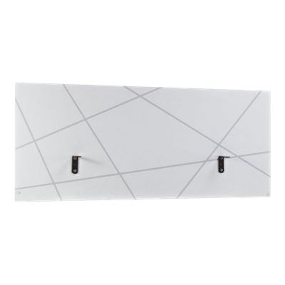 3483600202093-Écran de séparation pour bureau SUNDAY - L160 x H60 cm - blanc-Avant-0