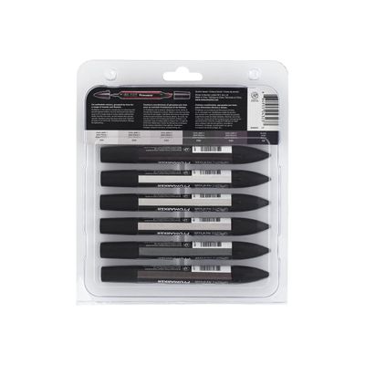 884955071045-ProMarker - Pack de 6 marqueurs double pointe - tons neutres-Arrière-2