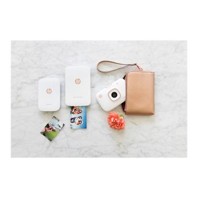190781575788-HP Sprocket Photo - imprimante - couleur - zinc - avec Papier photo HP ZINK Sticky-Backed (10 feuil-Haut-11