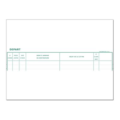 3130630044222-Exacompta - Registre Départ du courrier - 32 x 27 cm - 200 pages-Avant-0