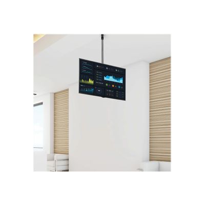 0065030865470-StarTech.com - Support plafond inclinable pour écran 32"-75" - noir-Angle gauche-4