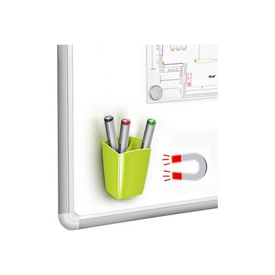 3462159001609-CEP Gloss - Pot à crayons magnétique vert anis-Angle gauche-1