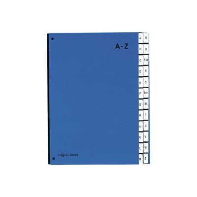 4013951000278-Pagna - Trieur alphabétique 24 positions - bleu-Avant-0